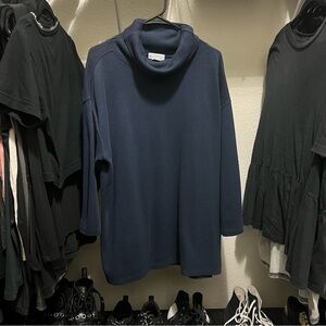 Navy Blue Turtleneck Sweater